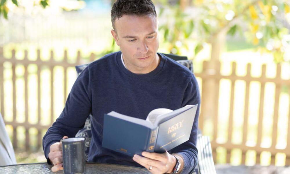 A man reading how to study bible effectively